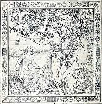 Abondance, 1895 (panneau décoratif). Salon des artistes français.