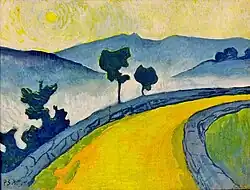 Le chemin jaune (1903, collection privée).