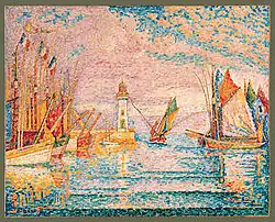 Paul Signac, Le phare, Groix, 1925.