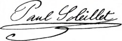 signature de Paul Soleillet