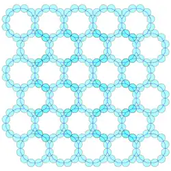 Pavage hexagonal tronqué.