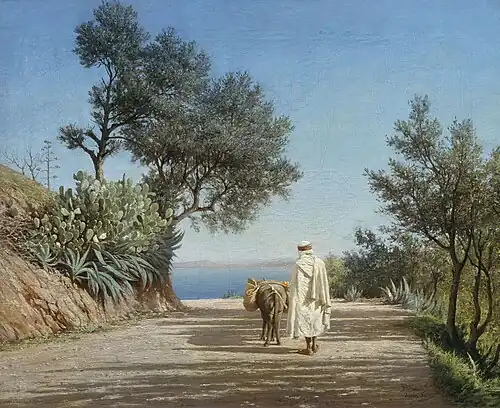 Chemin vers la mer. Algérie (1883)