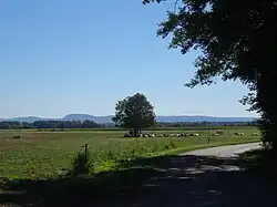 Paysage autour du village.