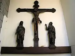 Calvaire en chêne de l'église Saint-Martin (fin du XVIe&nbsp;siècle).