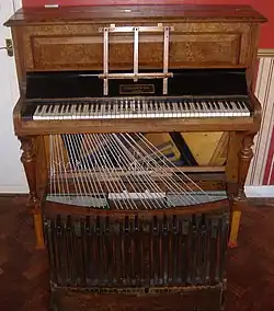 Piano-pédalier droit