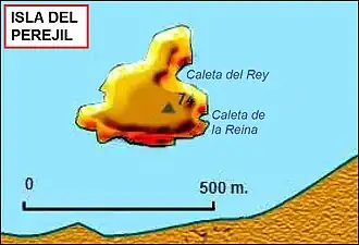 Carte de l'îlot Persil.