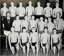 Perry Johnson in a yearbook photo.