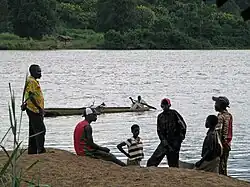 Pêche sur le Mbomou