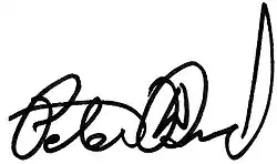 signature de Peter David