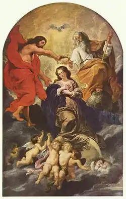 Couronnement de la Vierge de Rubens, XVIIe siècle
