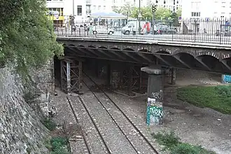 Pont rue de Crimée.