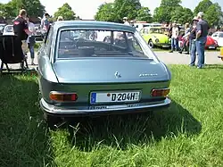 Coupé. vue arrière