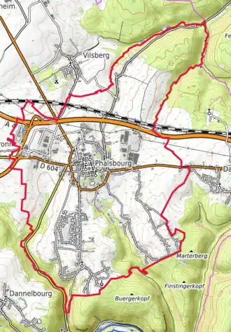 Carte topographique.