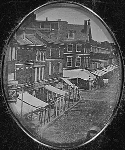 La Huitième rue et Market Street à Philadelphie, mai 1840.