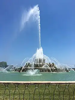La Buckingham Fountain.