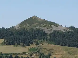 Le pic de Mus vu du sud-est