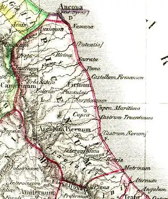 La Regio V - Picenum d'Auguste