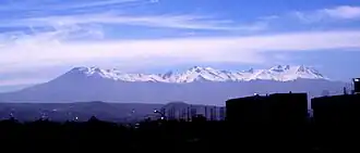 Vue du Pichu Pichu depuis Arequipa.