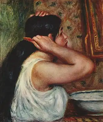 Pierre-Auguste Renoir : Femme se peignant (v. 1907)Musée d’Orsay