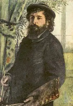 Pierre-Auguste Renoir, Portrait de Claude Monet, 1875.