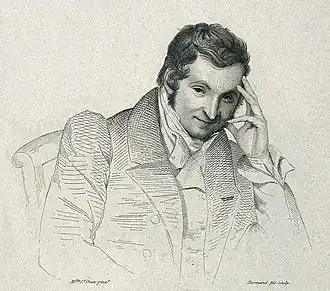 Portrait du docteur Pierre-Marcel Gaubert (1843), gravure d'après Augustine Cochet de Saint-Omer.