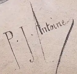 signature de Pierre Joseph Antoine