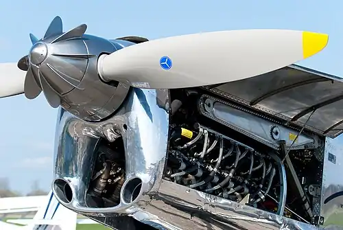 Moteur d'un Pilatus P-2.06