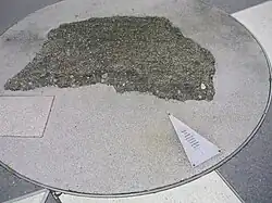 Morceau de la piste en ciment de 1916