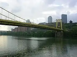 Pont franchissant la Monongahela à Pittsburgh.