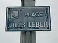 À Biesheim (Haut-Rhin), la place Jules Leber.