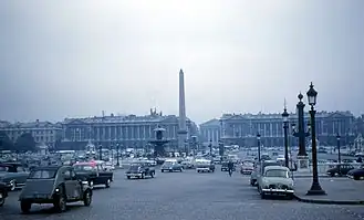 La place de la Concorde.