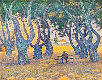 Paul Signac, Place des Lices, Saint-Tropez (1893).