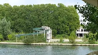 Plage de Villennes en 2016.