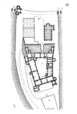Plan du château, sans date.