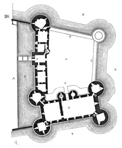 Plan du Château, 2015.