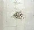 Le fort vu de dessus (plan du Génie)