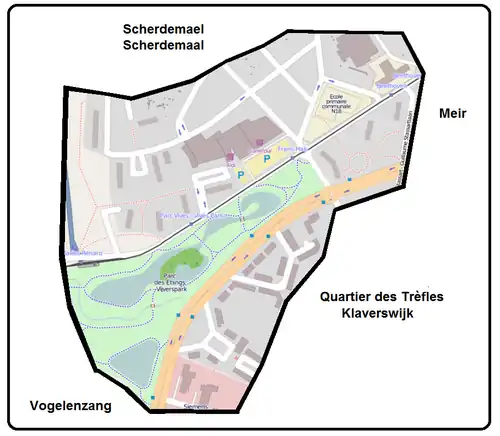 Plan du quartier