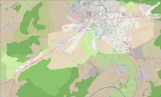 Plan de la commune de Verdun.