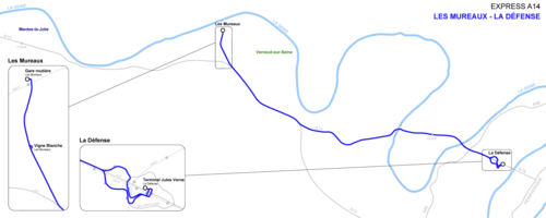 La Défense - Les Mureaux.