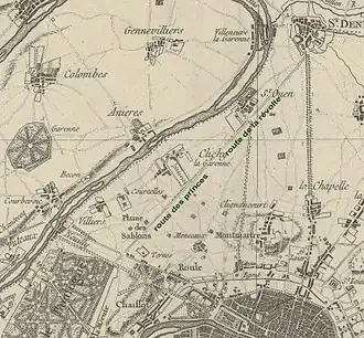 Route de la révolte 1730