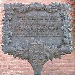 Plaque à Des Groseillers.