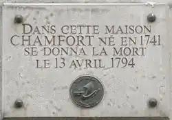 Plaque au no&nbsp;10.