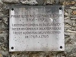 Plaque commémorative.