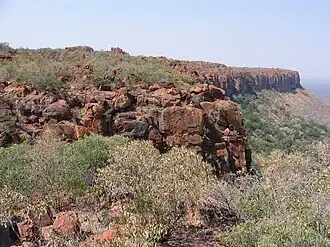 Le plateau du Waterberg en pays Herero