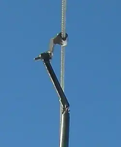 Détail du haut d'une perche