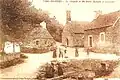 La chapelle Sainte-Barbe et le lavoir en 1903 (carte postale).