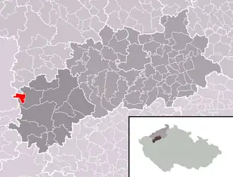 Localisation de Podbořanský Rohozec