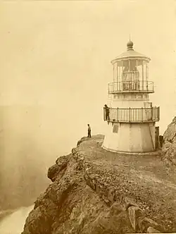 Le phare en 1872.