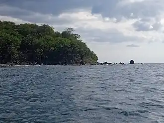 La pointe Batterie en avril 2024.