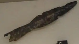 Pointe de lance celte en fer